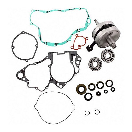 WISECO WAŁ KORBOWY SUZUKI RM 85`02-20 (Z ŁOŻYSKAMI I USZCZELNIACZAMI NA WAŁ ORAZ KOMPLETEM USZCZELEK NA DÓŁ SILNIKA) (HR4067)